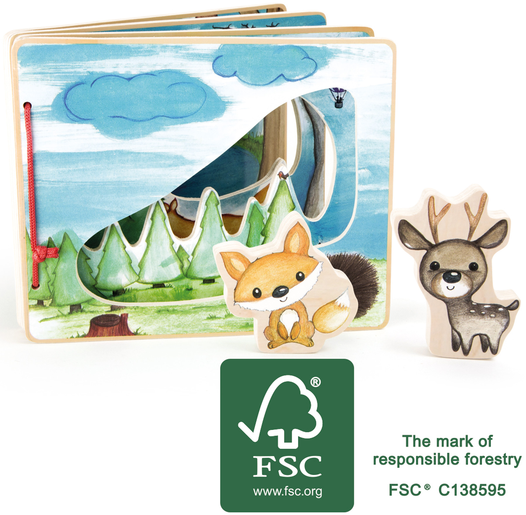 ¡Novedad, Libro interactivo „Paisaje del bosque“